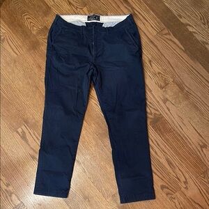 Abercrombie & Fitch Blue Chinos Classic Straight-Leg